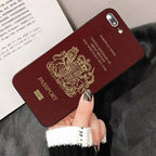 Fashion Passport Phone Case For Iphone 13 8 7 6 6s Plus X 5s Se 2020 Xr 11 12 Pro Xs Max Soft Cover Silicone Bumper Case Stevvex