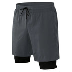 4 Way Stretch Black Sportswear Men's Shorts Activewear With Pocket