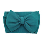Baby Girls Headband Toddler Big Bow Hairband Cute Solid Stretch Turban For Baby Girls