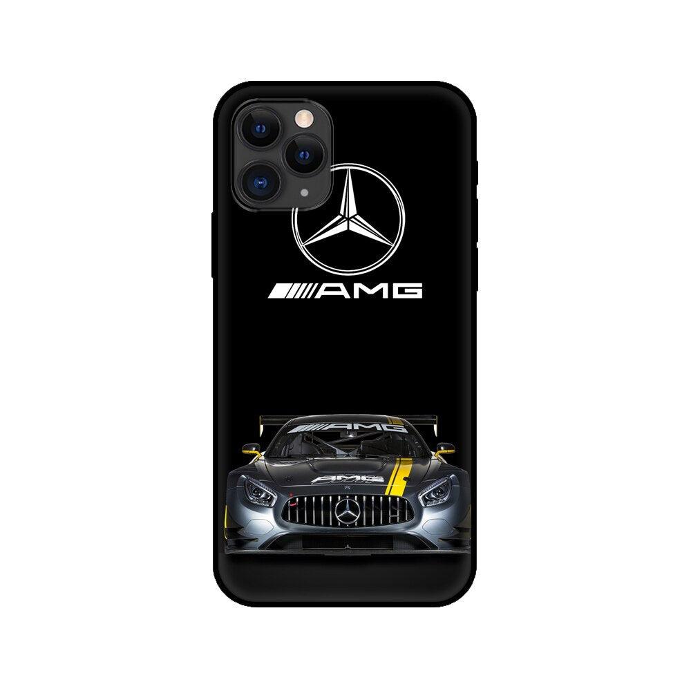 Black Case For Iphone  5 5s SE 2020 6 6s 7 8plus x 10 XR XS 11 12 13 Mini Pro MAX Silicon Cover Car Design Matte Black Silicone Back Cover For iPhone Stevvex