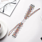 Fitbit Inspire 3, 2, 1, HR Braided Bead Band - Stylish Strap