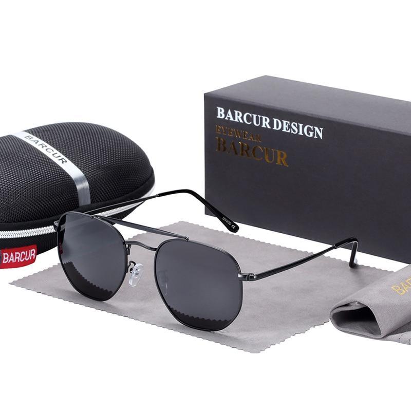 Luxury Famous Original Square Sunglasses for Men and Woman  Polarized Hexagon Sunglasses Oculos De Sol gafas lunette de soleil femme WIth UV400 Protection - SJB-DIAMOND ELITES