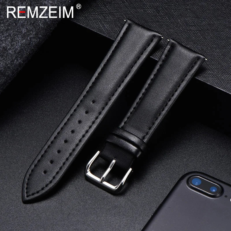 Amazfit Bands Calfskin Leather Watch Strap for Comfort and Durability