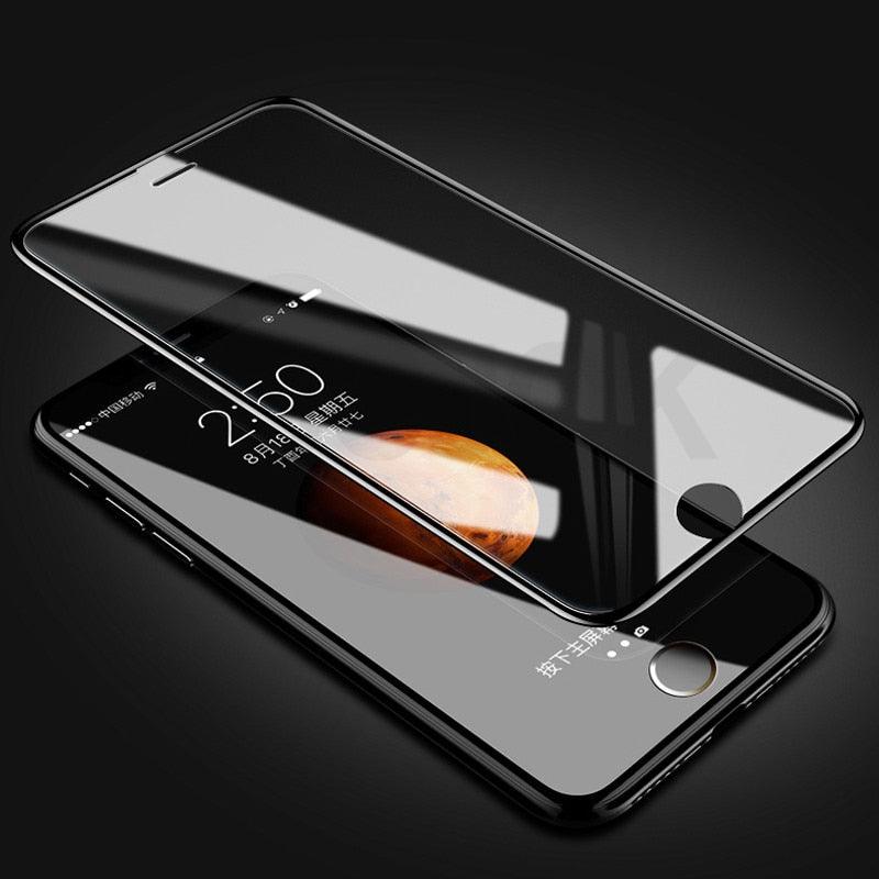 100D Curved Edge Full Cover Tempered Glass On The For iPhone 7 8 Plus Screen Protective Glass For iPhone 7 8 6 6S Plus Film Shock Absorbent Heavy Duty Protective Screen Glass Stevvex
