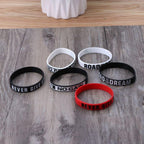 Silicone Rubber Band Elastic Inspirational Motivation Bracelets Never Give Up Perfect Gift For Men And Women Cool Fashion Style - SJB-DIAMOND ELITES