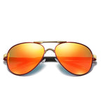 Luxury Pilot  Aviation Polarized High Quality Metal Frame  Sunglasses With UV400 Protection - SJB-DIAMOND ELITES