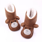Baby Girls Boys Winter Boots Soft Infant Toddler Newborn Cute Cartoon Shoes Lightweight Snowproof Shoe