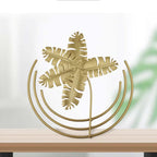 Ginkgo Leaf Metal Wall Decor Pendants Wrought Iron Wall Hanging Ornament Retro Nordic Room Decor Home Decoration Accessories Pi-Mart
