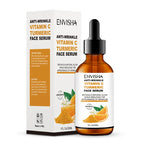 Vitamin C Turmeric Serum Facial Whitening Anti Aging Wrinkle Moisturizing Essence Face Korean Cosmetics Skin Care Shrink Pores Lootquake LLC