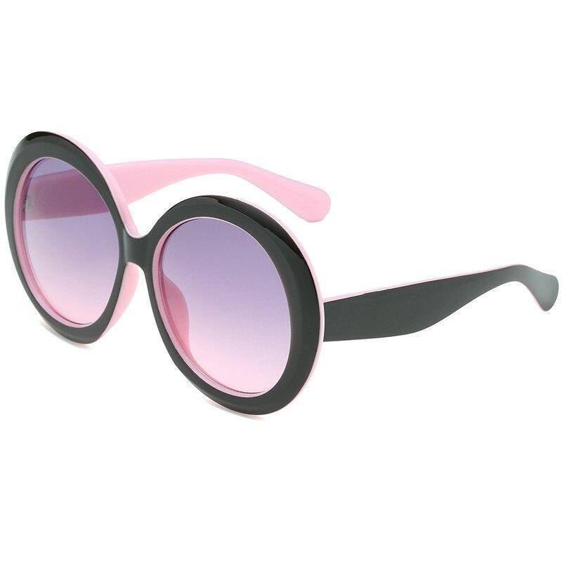 Luxury Round Oversized Big Frame Oval Vintage Elegant Woman Sunglasses  Oculos De Sol Gafas - SJB-DIAMOND ELITES
