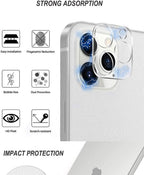4Pcs Camera Lens Glass Protector on For iPhone 11 12 13 14 Pro Max Tempered Glass For iPhone 14 Plus 12 13 Mini Camera Protector Ultra Thin Transparent Camera Lens Cover Stevvex