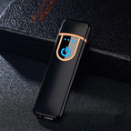 Luxury Modern New Personality USB Cigarette Lighter Fingerprint Induction Electronic Lighter Rechargeable - SJB-DIAMOND ELITES