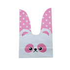 Hot Sale 20 / Batch Cute Rabbit Carrot Ear Biscuit Bag Candy Biscuit Gift Bag Snack Baking Packaging Supplies Easter Decoration Lootquake LLC
