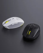 Delux M820DC PAW3335 Wired + Wireless + Bluetooth Gaming Mouse 80 Million Clicks 16000 DPI RGB Rechargeable Mice For Computers Lootquake LLC