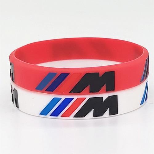 Hologram Bracelet ///M Sport M Power Black White Silicone Wristband Bangle for Auto Club Fans M3 M5 M6 3/5/7 Series - SJB-DIAMOND ELITES