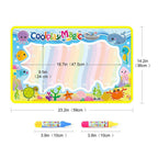 Magic Water Painting Drawing Mat & 2 Pens Doodle Board Coloring Books for Kids Children Educational Toys - SJB-DIAMOND ELITES