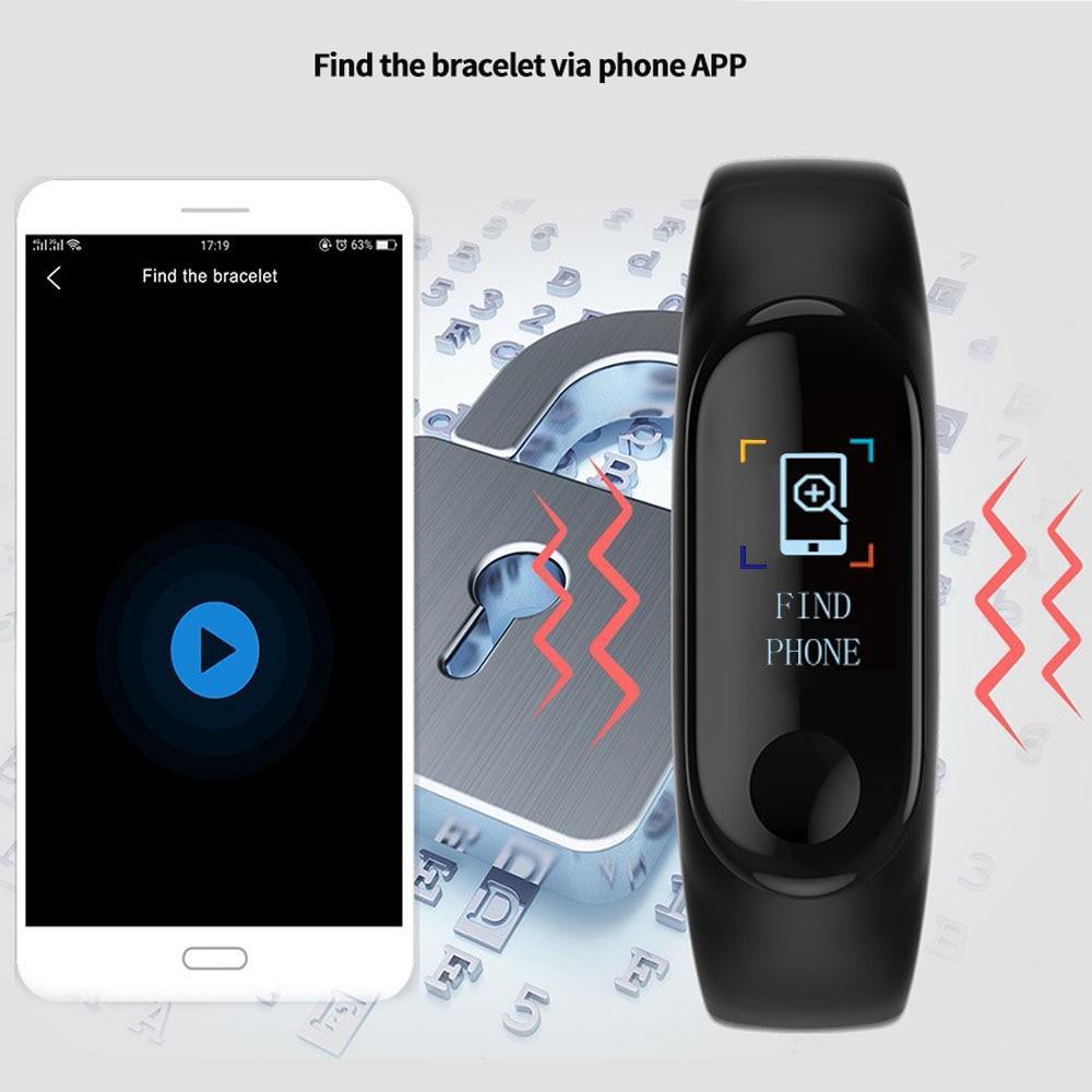 Proffesional Smart Sport Watch With  Band Blood Pressure Monitor and Bracelet M3Plus Wristband for Men and Women In Modern Design - SJB-DIAMOND ELITES