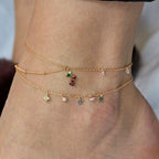 Luxury Bohemian Star Shell Ankle Bracelet Foot Jewelry Brecelet Simple Shell Anklets for Women Summer Style - SJB-DIAMOND ELITES