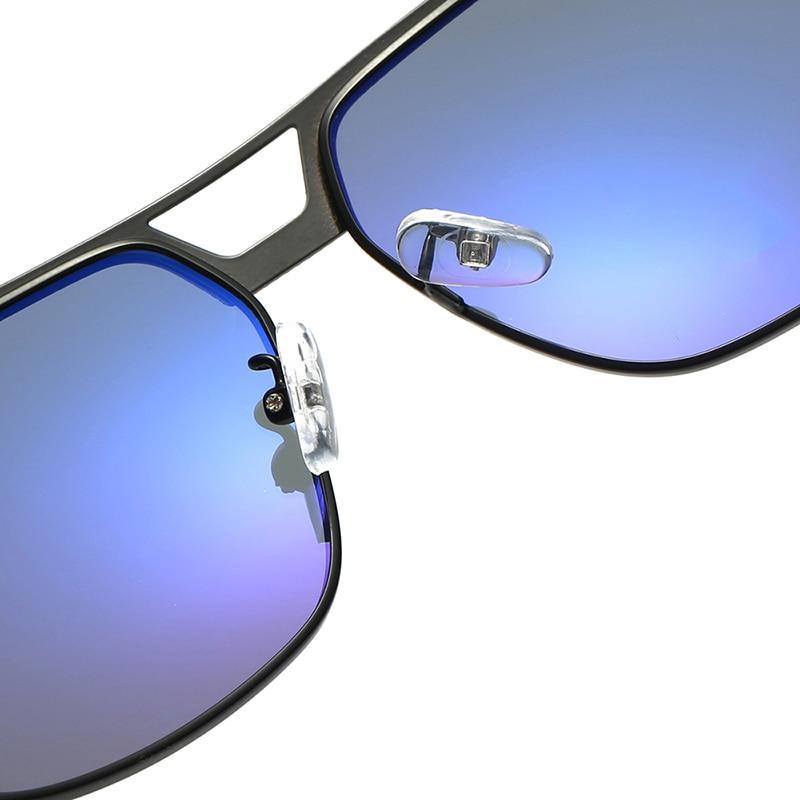 Luxury  High Quality Polarized Sunglasses Metal Frame Sunglasses For Men In Business Retro Modern Style With UV400 Protection - SJB-DIAMOND ELITES
