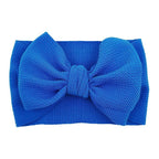 Baby Girls Headband Toddler Big Bow Hairband Cute Solid Stretch Turban For Baby Girls