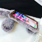 Comfortable Bunny Funny Women Phone Cover For iPhone 12 mini 11 Pro Max Hairy Cute Rabbit Animal Case For iPhone XS MAX XR Soft Lightweight Phone Cover Girl Gifts Stevvex
