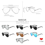 Aviation Luxury New Polarized Mens Sunglasses Pilot Style Men Accessories Driving Fishing Hiking Eyewear With UV400 Protection - SJB-DIAMOND ELITES