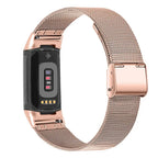 Fitbit Charge 5 6 Metal Band - Sleek Modern Design - SJB-DIAMOND ELITES