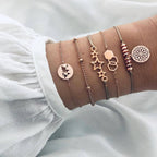 Modern Fashion New Luxury Different Style Elegant Elephant Tree Of Life Tassel Chain Bracelet Sets For Women Jewelry Trend Sets For Her - SJB-DIAMOND ELITES