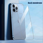 3Pcs Tempered Back Glass For iPhone 13 Pro Max Mini Protective Screen Protector Glass Film For iPhone 13 12 11 14 Pro XS Max XR Temper Film Premium HD Clarity Anti-Fingerprint/Scratch Back Protector Stevvex