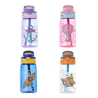 Kids Cartoon Leakproof Creative Baby Feeding Water Cup With Straws For Children Bright Colors Durable Kid Bottles Stevvex