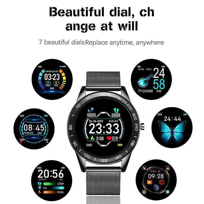 Modern Luxury New Smart Watch For Men and Women LED Color Screen And With Heart Rate Blood Pressure Tracker With  Multi-Function Mode Sport Smartwatch fitness Tracker - SJB-DIAMOND ELITES