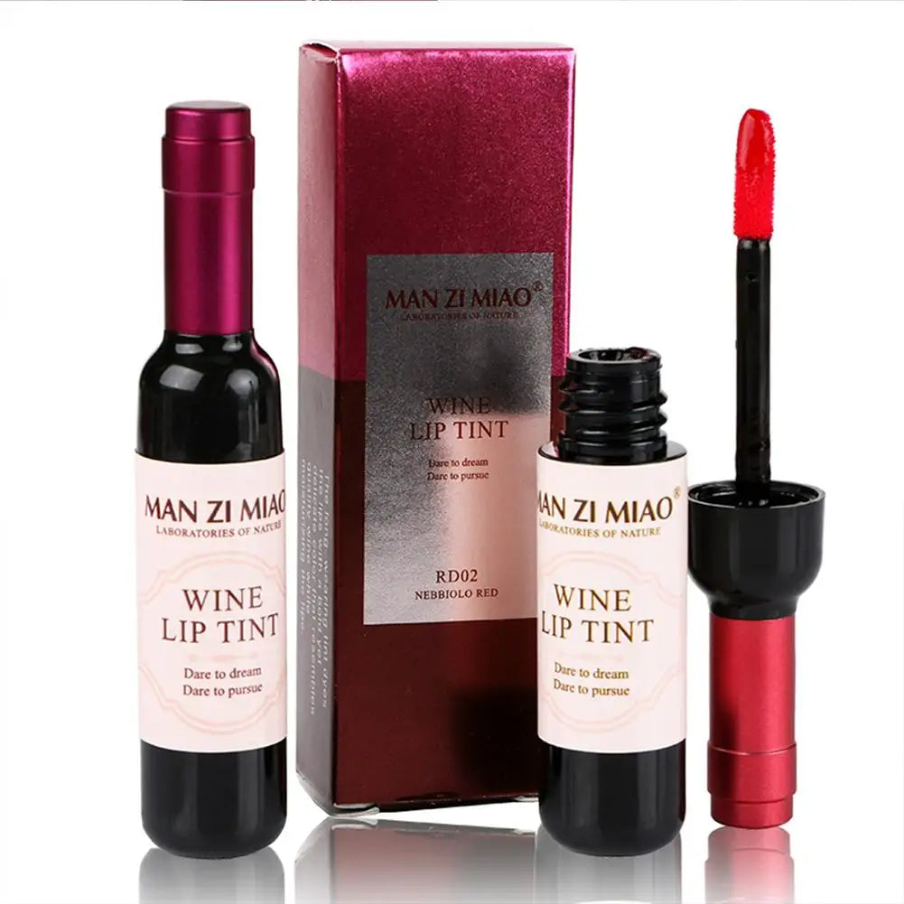 Lipstick Wine Lip Stain Baby Pink Lipgross Matte Liquid Lip Glaze Long Lasting Waterproof Lip Stain Nonstick Cup Lipstick Lootquake LLC