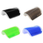 Massager for Cats Pet Products Pets Goods Brush Remove Hair Comb Grooming Table Dogs Care Accessories Things Strip  Soft Cat Massage Brushes Wall Mounted Scraper for Kitten Stevvex