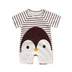 Infant Jumpsuit Summer Romper Cartoon Animal Print Girl  and Boy Cotton Suit Newborn Romper Design