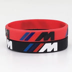 Hologram Bracelet ///M Sport M Power Black White Silicone Wristband Bangle for Auto Club Fans M3 M5 M6 3/5/7 Series - SJB-DIAMOND ELITES