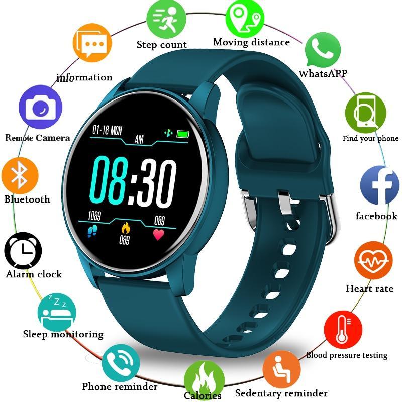 New Smart Unsiex Luxury Watch For Men and Women With 1.3 Color Screen and Heart Rate Blood Pressure For Sport Multifunctional Waterproof Smartwatch - SJB-DIAMOND ELITES