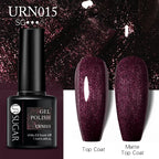 UR SUGAR 7.5ml Nude Glitter Color Gel Nail Polish Winter Warm Color Series Semi-permanent Varnish Professionals Manicure