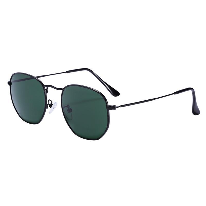 New  Luxury and Elegant Reflective Universla Sunglasses for Men and  Women Stainless Steel Frame Eyewear Mirror Hexagon Glasses With UV400 Protection - SJB-DIAMOND ELITES