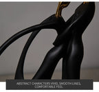 Abstract Sculpture Human Figurines Modern Home Decoration Resin Character Statue Living Room Office Bookshelf Decor Accessories