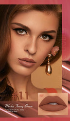 O.TWO.O 12 Color Liquid Lipstick Matte Finish Sexy Silky Lip Gloss Waterproof Kiss-proof Lasting Lip Glaze Lip Tint Cosmetics Lootquake LLC