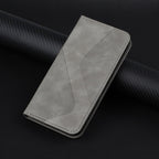 Luxury Blue Flip Wallet Case For iPhone 14 13 12 Mini Plus 11 Pro Magnetic Cards Phone Cover Magnetic PU Leather Phone Case Classic S-shaped Simple Flip Wallet Cover Stevvex
