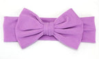 Headband Knitted Cotton Children Girls Elastic Bow Hair Bands Turban for girl Headbands