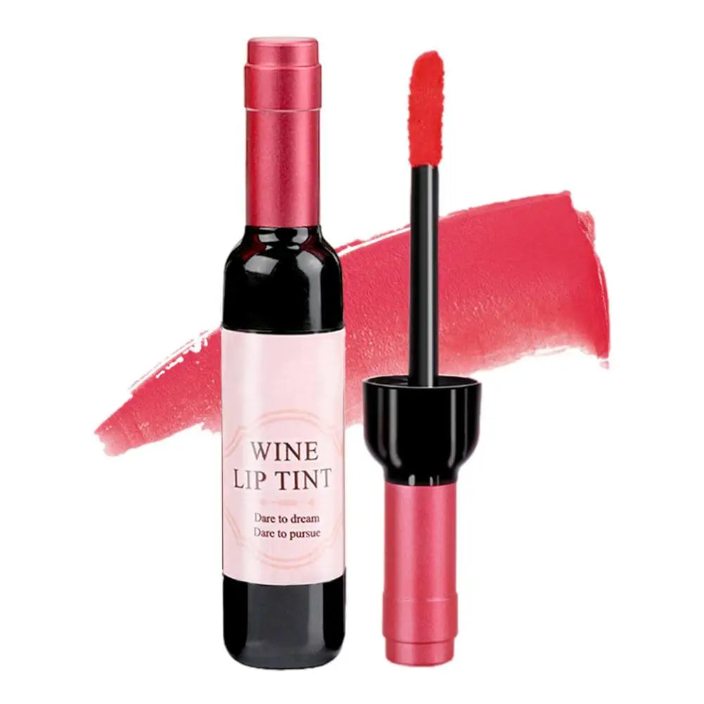 Lipstick Wine Lip Stain Baby Pink Lipgross Matte Liquid Lip Glaze Long Lasting Waterproof Lip Stain Nonstick Cup Lipstick Lootquake LLC