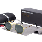Luxury Famous Original Square Sunglasses for Men and Woman  Polarized Hexagon Sunglasses Oculos De Sol gafas lunette de soleil femme WIth UV400 Protection - SJB-DIAMOND ELITES