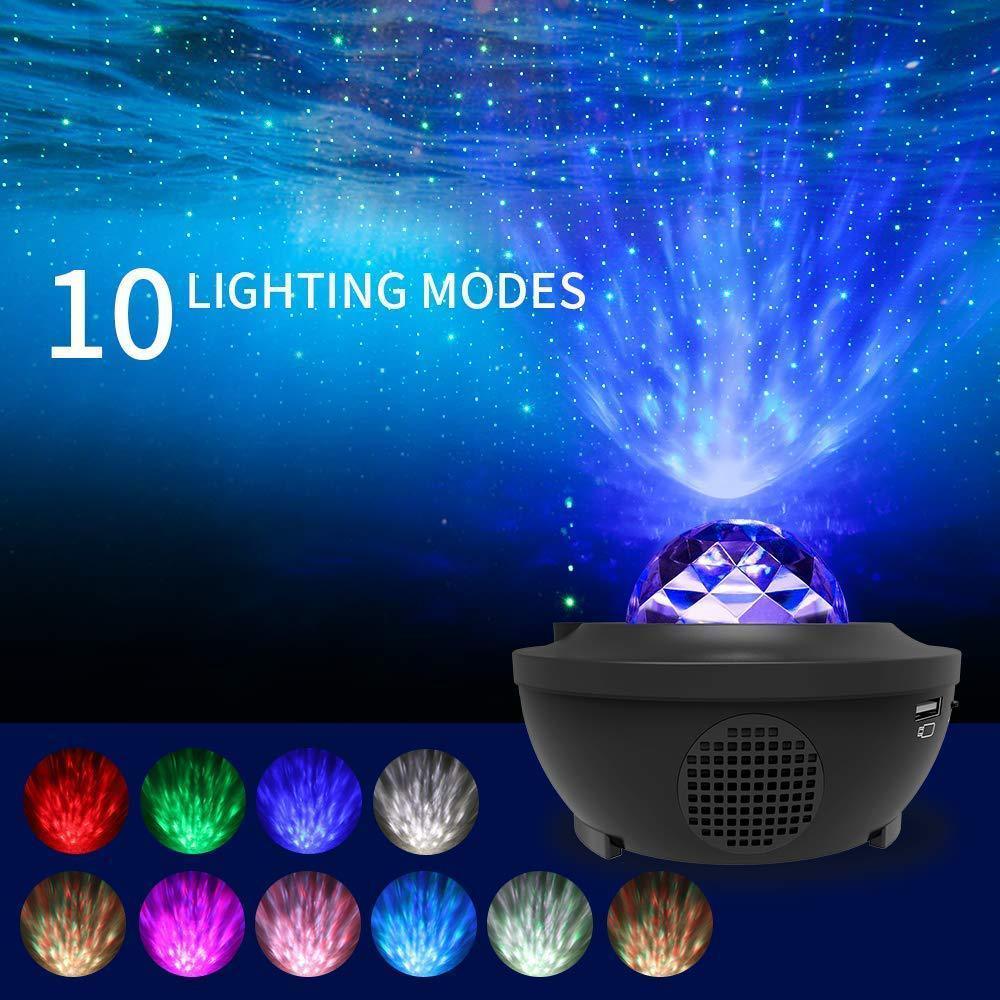 STEVVEX LED Cloud with Bluetooth Music Speaker for Baby Kids Bedroom/Game Rooms/Home Theater/Night Light Ambiance Night Light Romantic Projector Light Shot Lamp And Birthday Gift - SJB-DIAMOND ELITES