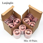 4/100 Pairs Wholesale Fake Lashes 3D Mink Eyelashes Fluffy Dramatic Lashes Cruelty Free False Eye lashes Makeup Tools maquillaje Lootquake LLC