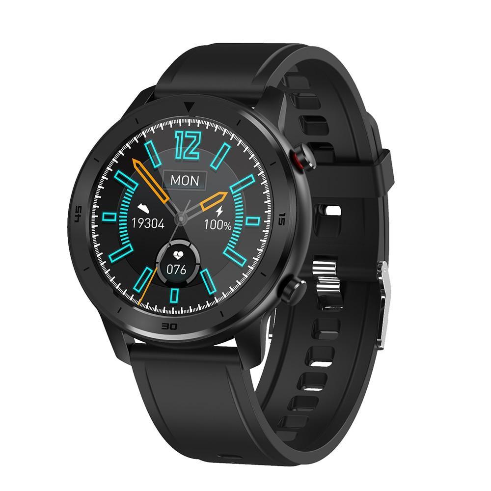 Modern Full Round Touch Display Smart Watch for Men In Business Luxury Style With IP68 Waterproof Protection and Heart Rate Blood Pressure Monitor 5 Days Standby Smartwatch - SJB-DIAMOND ELITES