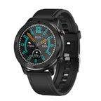 Modern Full Round Touch Display Smart Watch for Men In Business Luxury Style With IP68 Waterproof Protection and Heart Rate Blood Pressure Monitor 5 Days Standby Smartwatch - SJB-DIAMOND ELITES