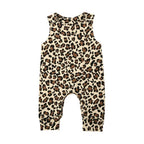 Newborn Baby Girl/ Sleeveless/ Long Sleeve Leopard Romper Jumpsuit Outfit For Babies In elegant Modern Deisgn