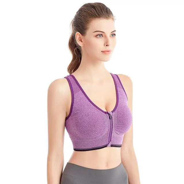 ZipFit Seamless Shockproof Bralette - Breathable Comfort - SJB-DIAMOND ELITES